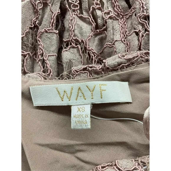 WAYF Venice Off the Shoulder Lace Minidress - Picture 3 of 13